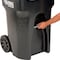 Otto Mobile Heavy Duty Trash Container, 65 Gallon, Gray 6955050F-B43 - alternate 9